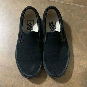 Unisex Black Vans